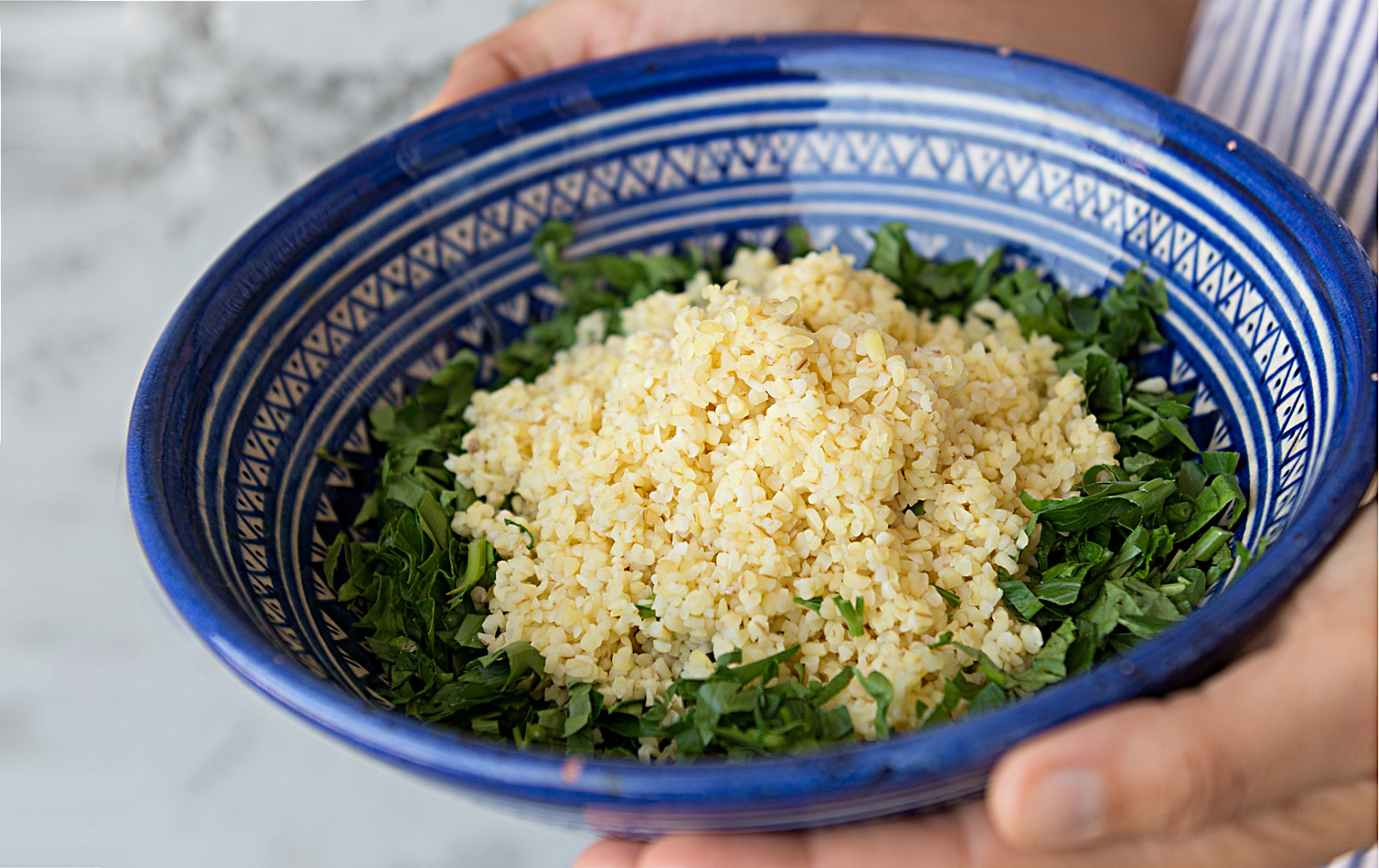 Tabbouleh med persilja och bulgur